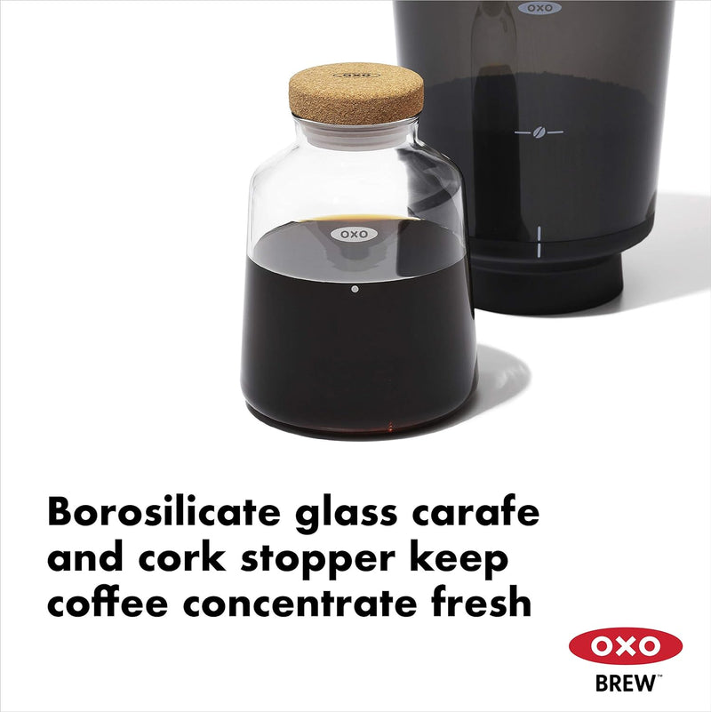 OXO Brew Compact Cold Brew Coffee Maker,Black