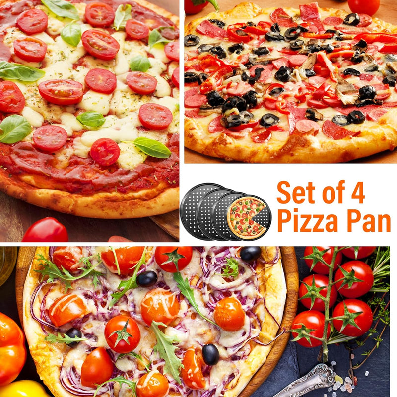 Baking Steel Pizza Pan Set - Nonstick 3-Piece Various Sizes