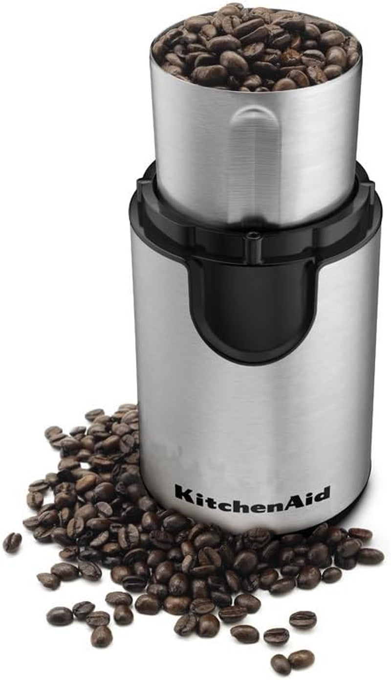 KitchenAid BCG111OB Blade Coffee Grinder - Onyx Black (Renewed)