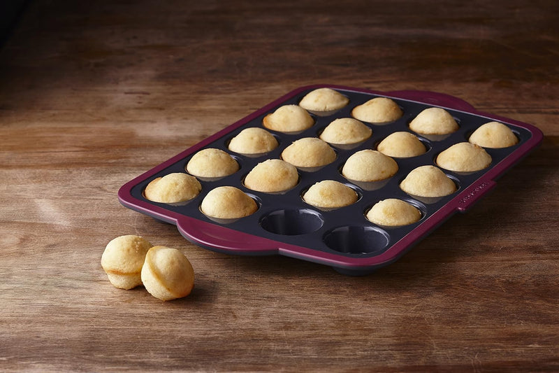 Trudeau Mini Muffin Pan - 24 Cup GreyMint