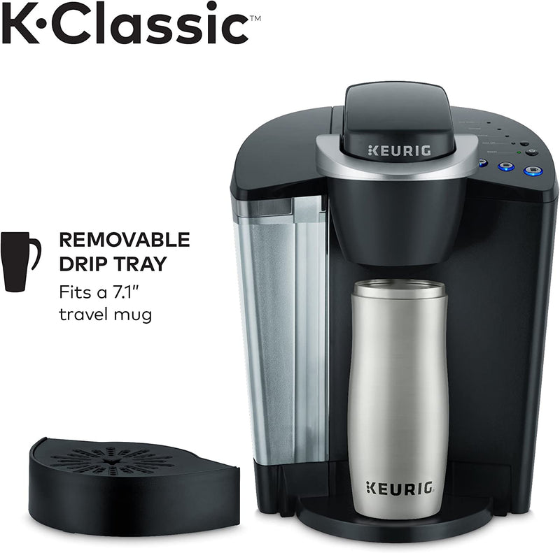 Keurig K-Classic Coffee Maker K-Cup Pod, Single Serve, Programmable, 6 to 10 oz. Brew Sizes, Black