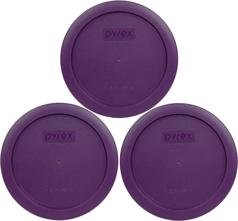 Pyrex 7201-PC 4-Cup Glass Bowl Lid - Muddy Aqua