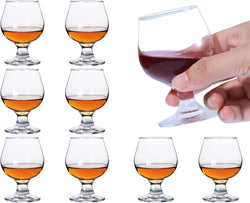 Glsairy Cute Shot Glasses Small Brandy Snifters Set of 8 | Cognac glasses | Port Glasses | Tequila Glasses(1.75 oz | 50ml)