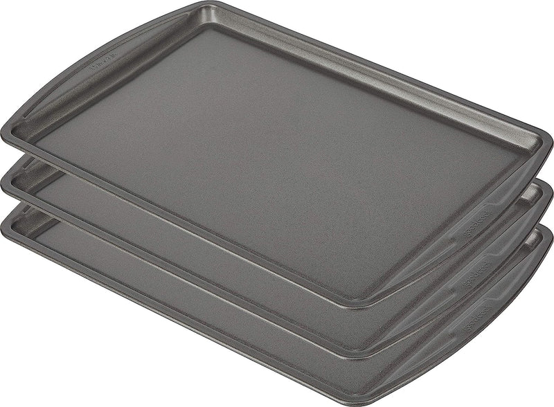 Nonstick Cookie Sheet Set - Goodcook 3-Piece Steel Set