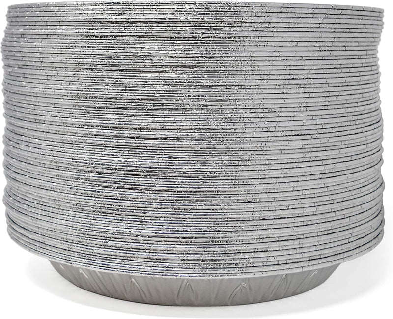 Premium 9-Inch Disposable Aluminum Foil Pie Pans 60 Pack