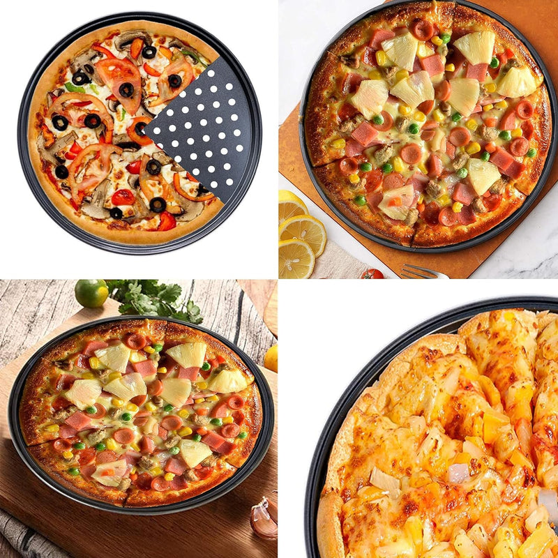 Baking Steel Pizza Pan Set - Nonstick 3-Piece Various Sizes