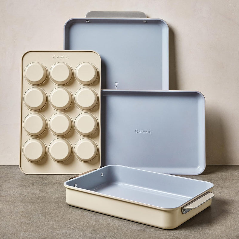 11-Piece Non-Toxic Ceramic Bakeware Set - PTFE  PFOA-Free