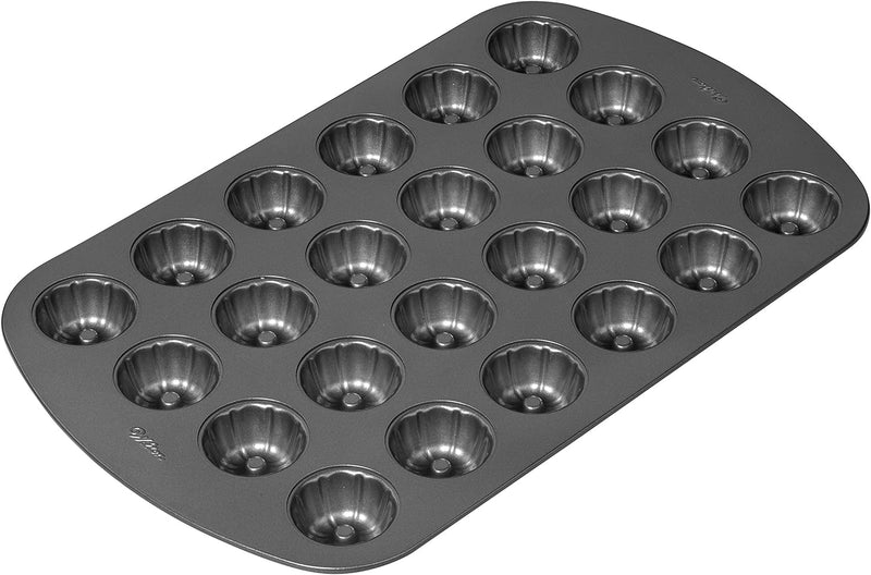 Wilton 24-Cavity Mini Fluted Tube Cake Pan