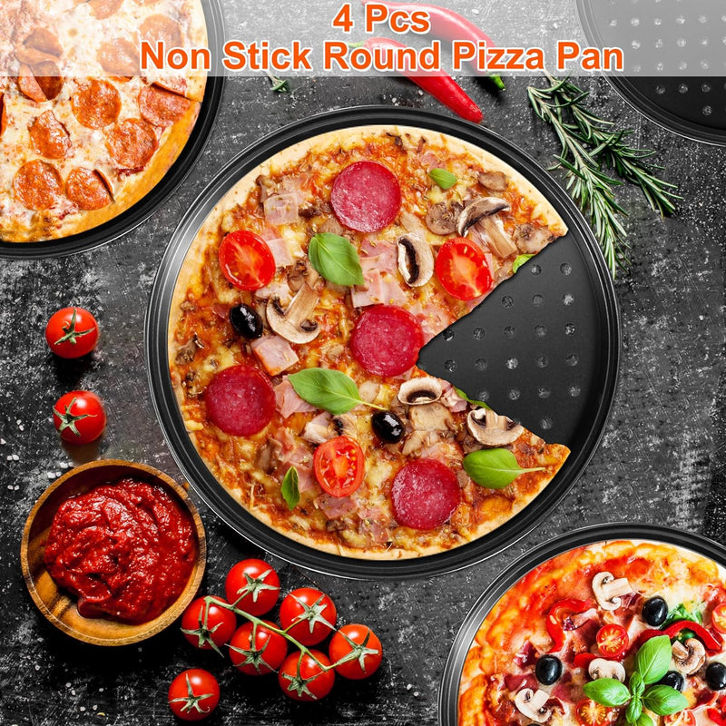 Baking Steel Pizza Pan Set - Nonstick 3-Piece Various Sizes