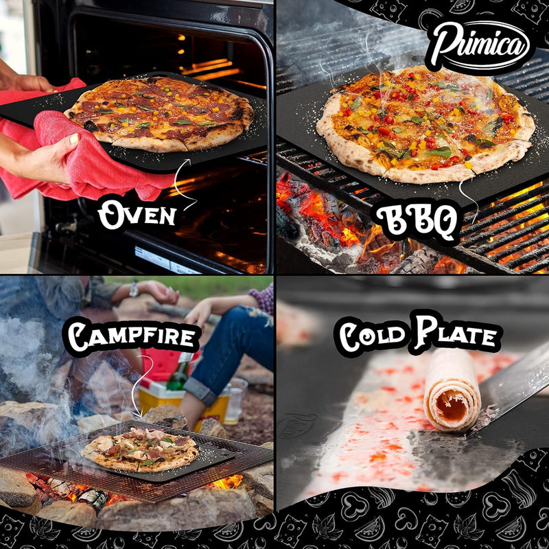 Primica Pizza Steel for Oven - Durable Alternative to Pizza Stone 16 x 134
