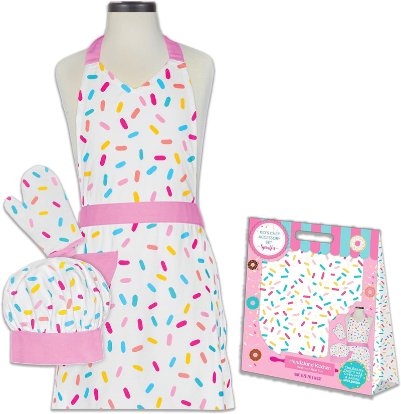 Mother and Daughter Sprinkles Apron Set - Handstand Kitchen 100 Cotton