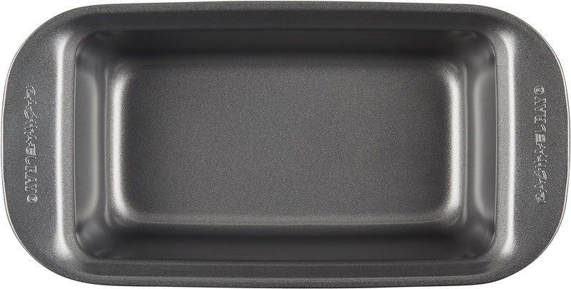 Rachael Ray Nonstick Meatloaf Pan with Insert 9x5 Gray