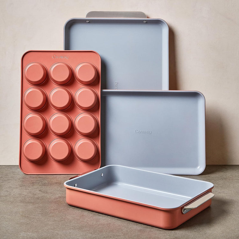 11-Piece Non-Toxic Ceramic Bakeware Set - PTFE  PFOA-Free