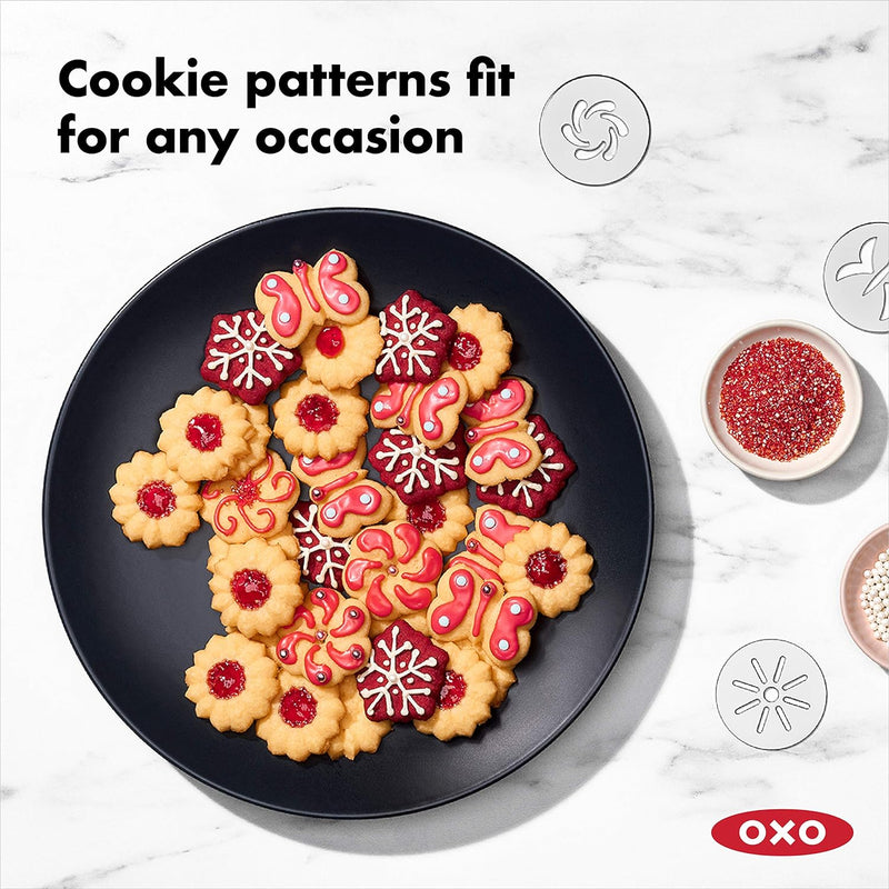 OXO 14-Piece Cookie Press Set