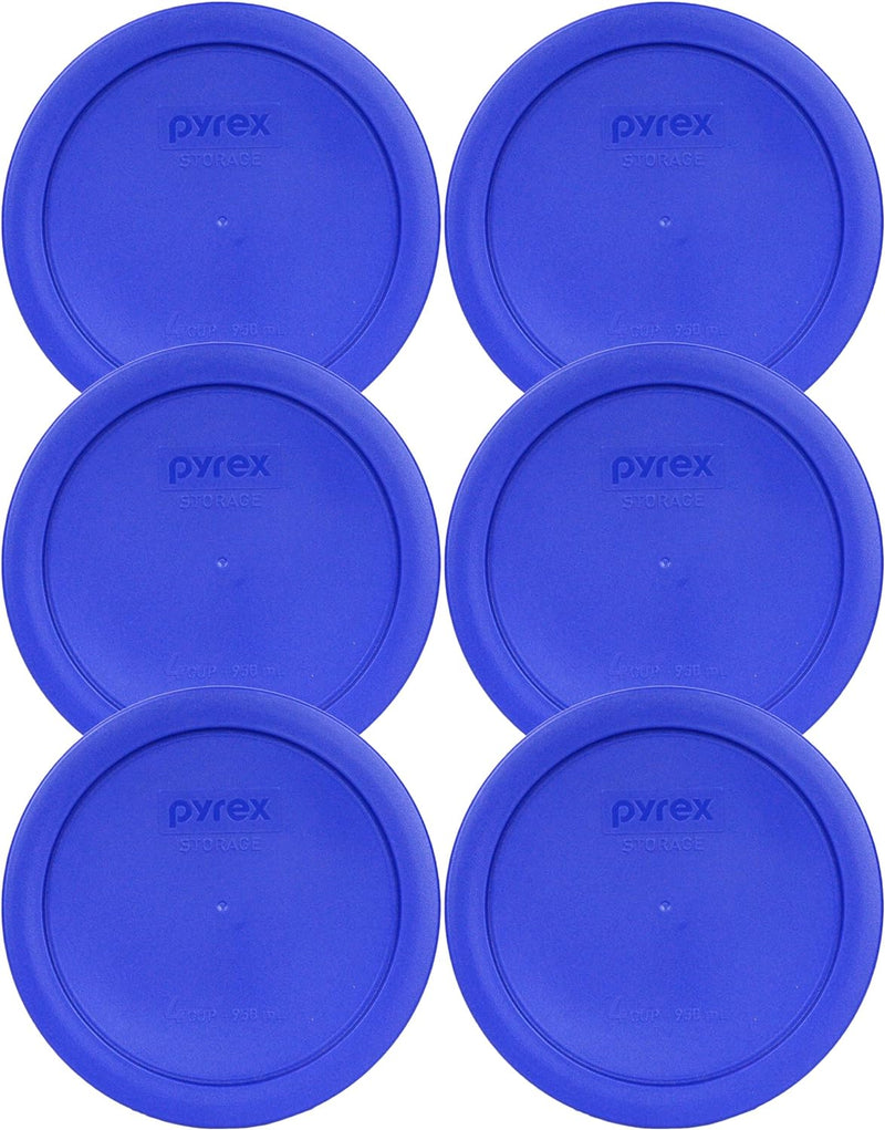 Pyrex 7201-PC 4-Cup Glass Bowl Lid - Muddy Aqua