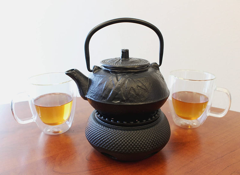 Black Hobnail Small Dot Japanese Cast Iron Tetsubin Teapot Warmer (F15364)~ We Pay Your Sales Tax