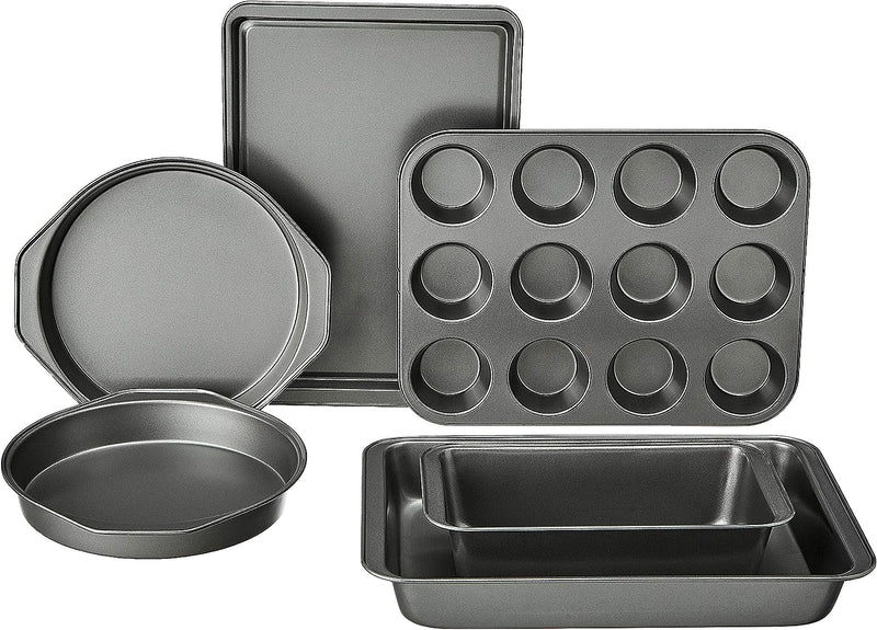 6-Piece Nonstick Carbon Steel Oven Bakeware Set - 405x285x15cm