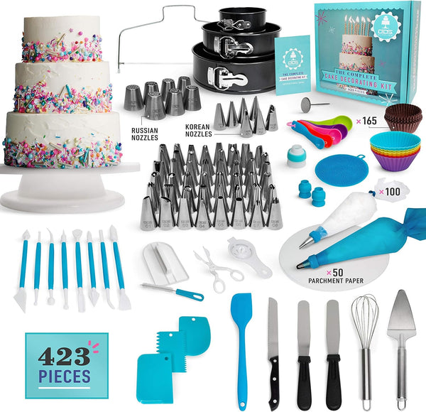 108pc Cake Decorating Supplies Kit - 48 Piping Tips Piping Bags Baking and Frosting Tools