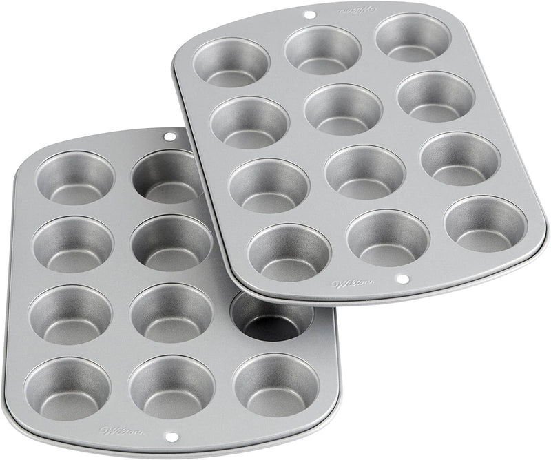 Non-Stick Jumbo Muffin Pan - 6 Cup 2 count Pack of 1 by Wilton Recipe Right