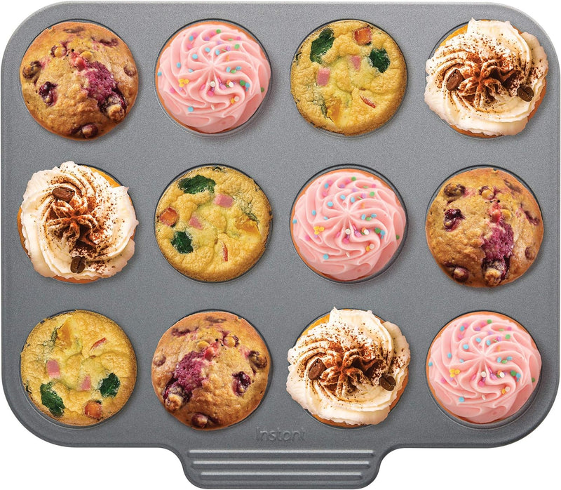 Instant Vortex Nonstick Mini Muffin Pan - Gray