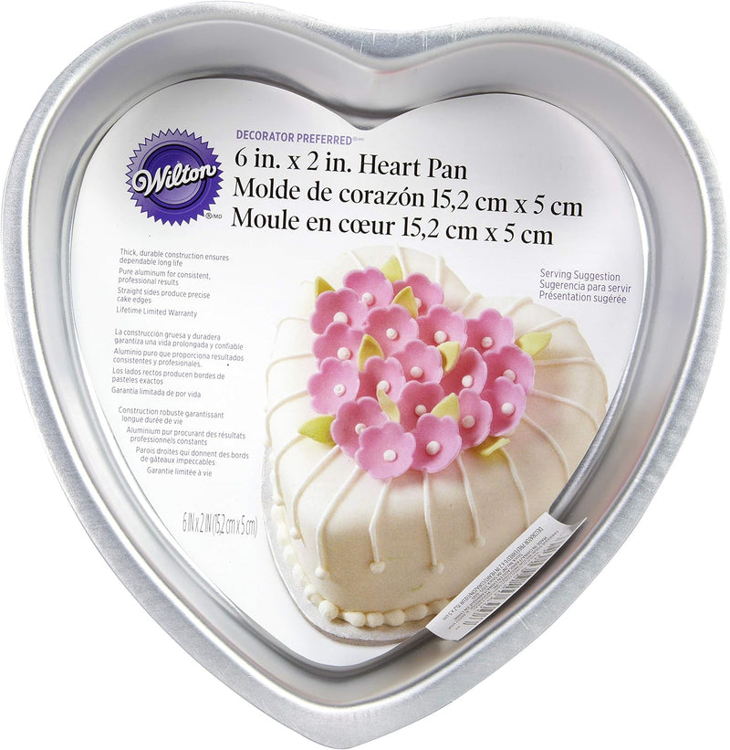 Heart Cake Pan - 6-inch Aluminum