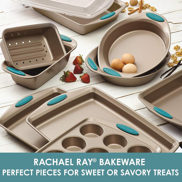 Rachael Ray Nonstick Square BakingCake Pan 9 Inch - Brown