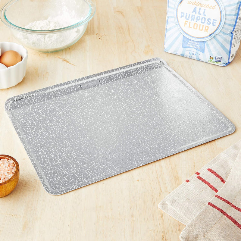 Commercial Aluminum Cookie Sheet - 14 x 175 Silver