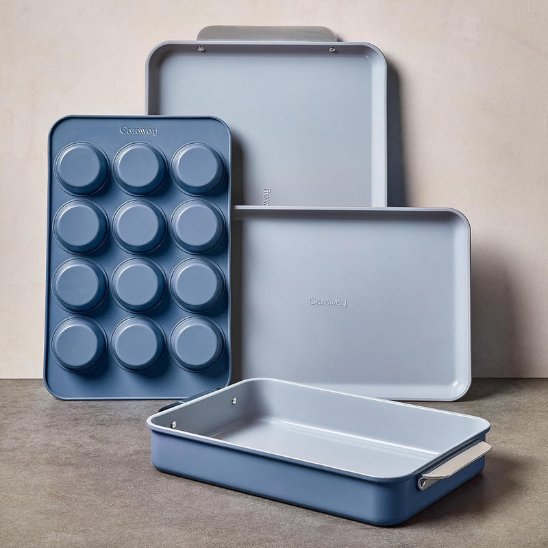 11-Piece Non-Toxic Ceramic Bakeware Set - PTFE  PFOA-Free