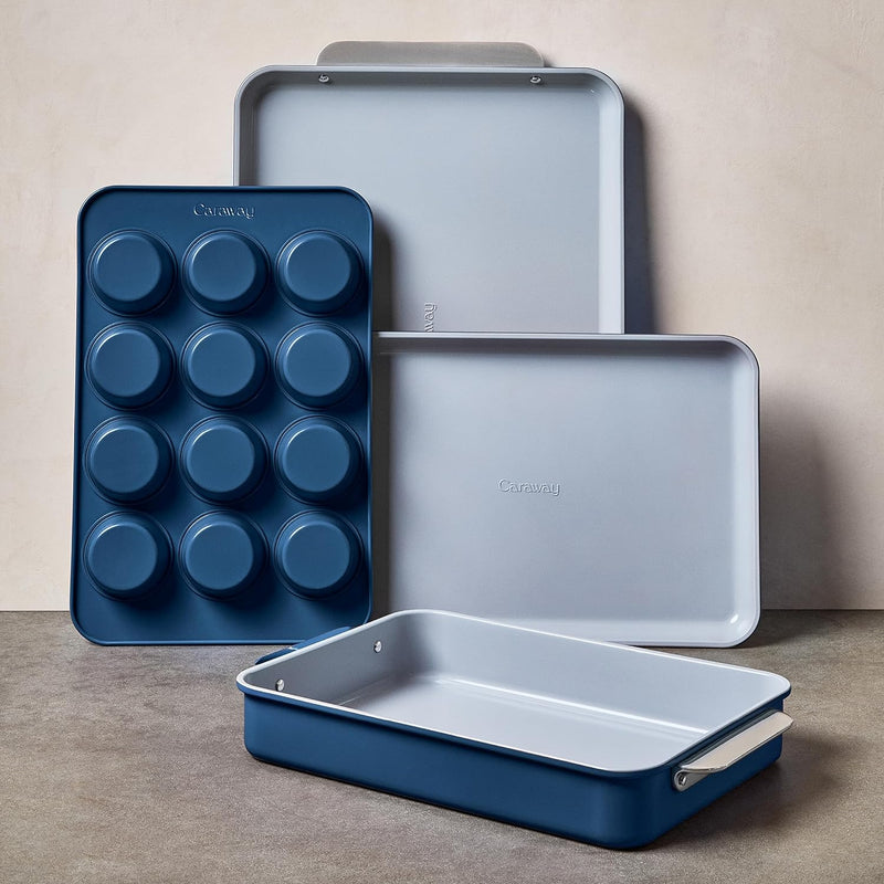 11-Piece Non-Toxic Ceramic Bakeware Set - PTFE  PFOA-Free