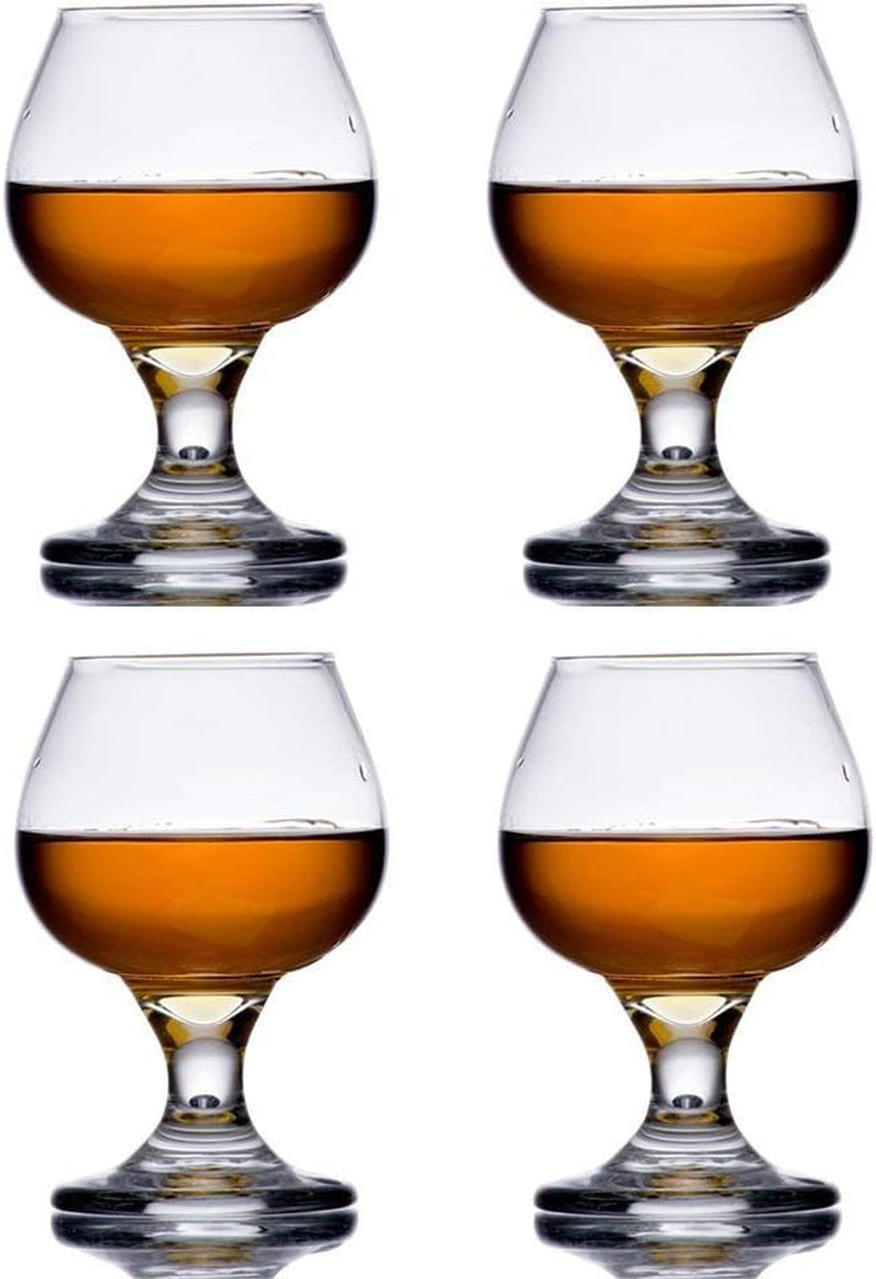 The Bar Glass Brandy Tasting Snifter Glass 5.5 oz (4, 5.5 oz)