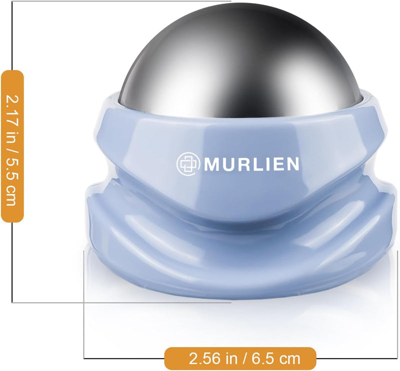 MURLIEN Ice Therapy Massage Roller Ball, Manual Massager for Trigger Point, Deep Tissue Massage, Alleviating Muscle Tension and Pain Relief, Suitable for Neck, Back, Shoulders, Arms, Legs, Thighs etc.