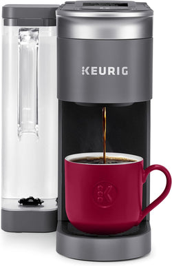 Keurig K-Supreme SMART Coffee Maker, MultiStream Technology, Brews 6-12oz Cup Sizes, Gray