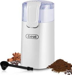 Gevi One-Touch Button Electric Coffee Grinder Coffee Bean Grinder for Coffee Espresso Latte Mochas, Noiseless Operation. GECGI140-U-1