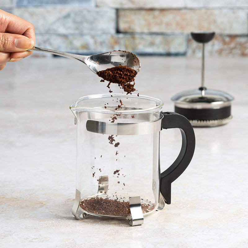 Primula 4 Cup Classic Coffee Press, Chrome - 0.45 Liters