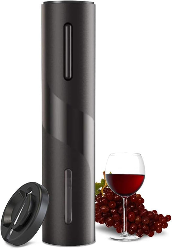 COKUNST Electric Wine Opener, Battery Operated Wine Bottle Openers with Foil Cutter, One-click Button Reusable Automatic Wine Corkscrew Remover for Wine Lovers Gift Home Kitchen Party Bar Wedding