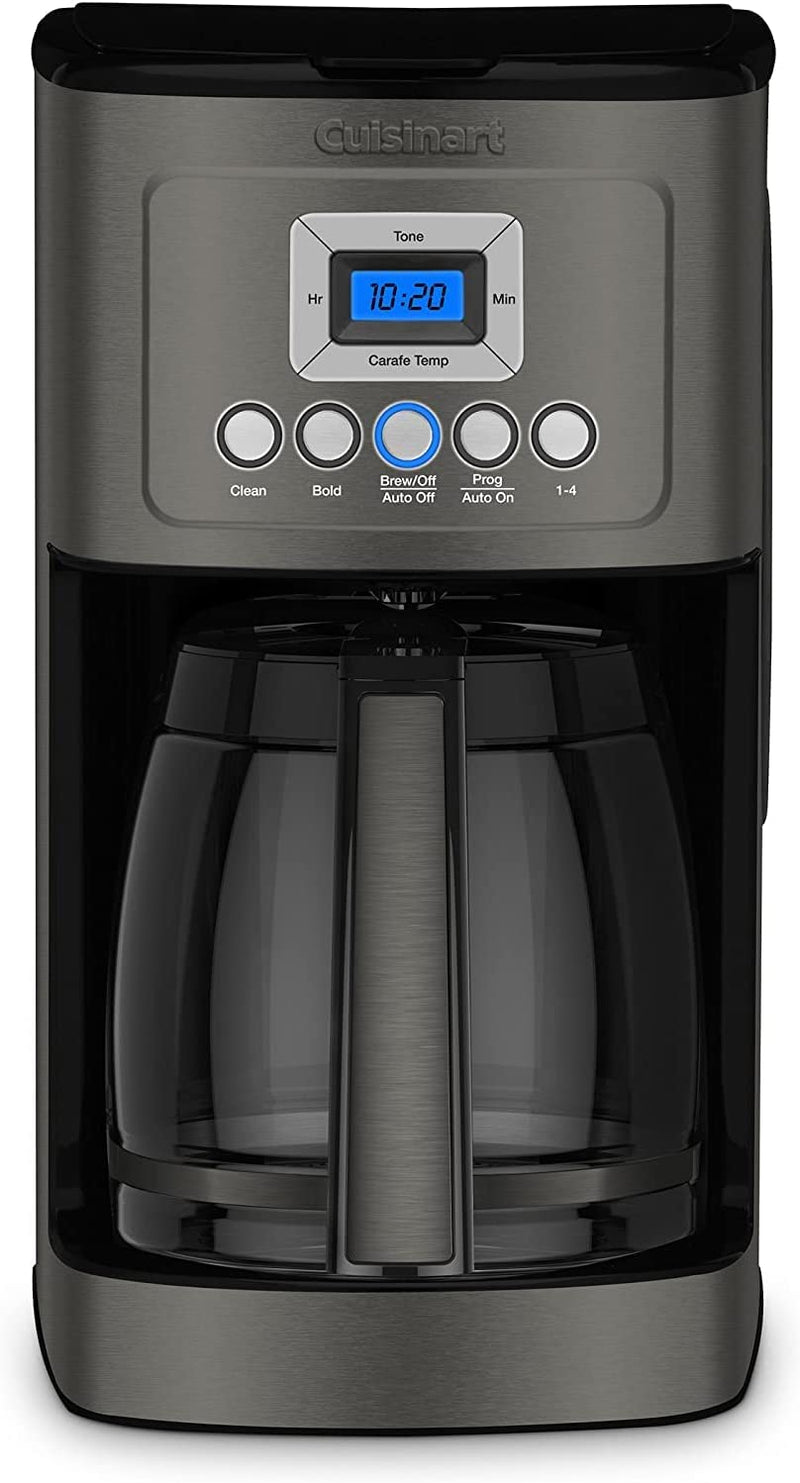 Cuisinart Coffee Maker, 14-Cup Glass Carafe, Fully Automatic for Brew Strength Control & 1-4 Cup Setting, Stainless Steel, DCC-3200P1