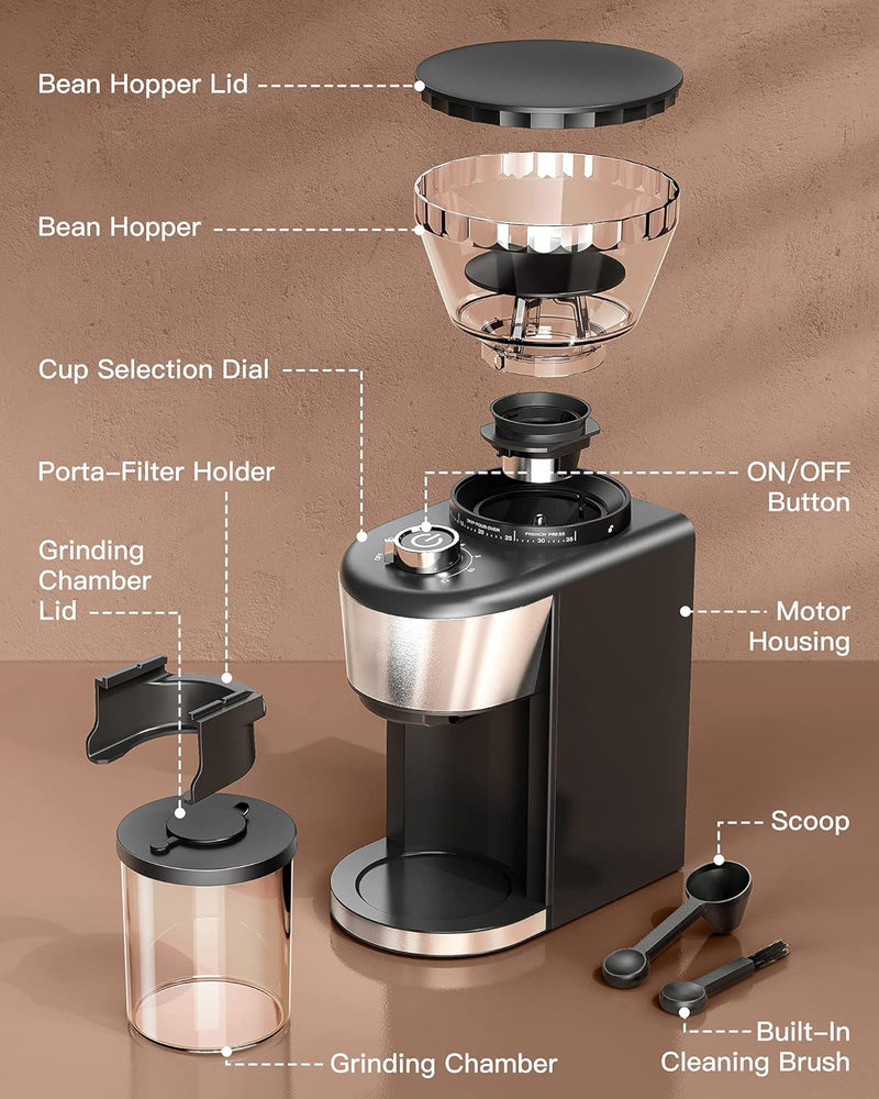 9702A Coffee Grinder (Matte Black)