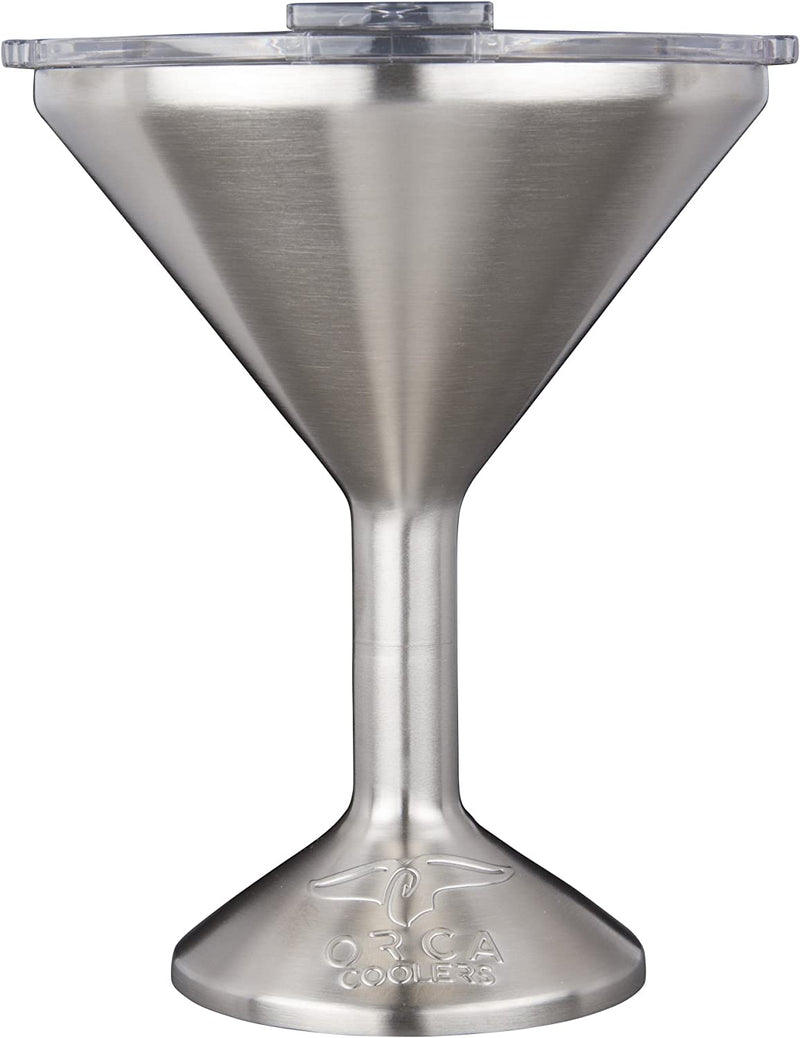 ORCA Chasertini Insulated Martini Style Sipping Cup with Lid - Stainless Steel for Outdoor, Picnic, Poolside, Beach or Patio Party - Lilac