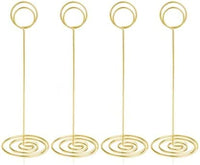 Table Number Holders 10Pcs - 8.75 Inch Place Card Holder Tall Table Number Stands for Wedding Party Graduation Reception Restaurant Home Centerpiece Decorations Office Memo (Gold)