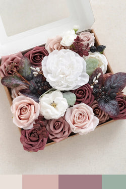 Designer Flower Boxes - DIY Dusty Rose  Mauve