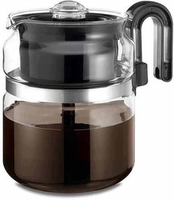 Medelco One All 8-Cup Capacity Stovetop Glass Percolator