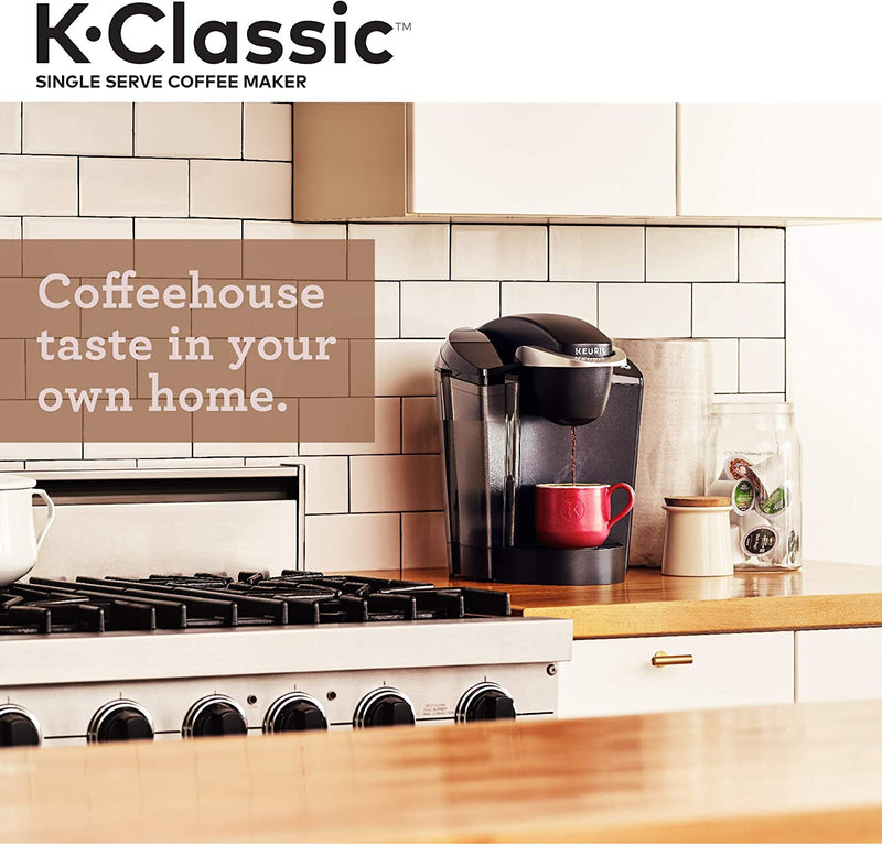 Keurig K-Classic Single Serve Coffee Maker with Keurig Entertainers' Collection Variety Pack, 40 K-Cup Pods