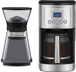 Touchscreen Burr Grinder, 7.34"(L) x 5.0"(W) x 11.14"(H), 14 cups