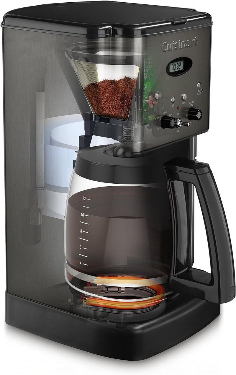 Cuisinart DCC-1200P1 Brew Central 12-Cup Programmable Coffeemaker Coffee Maker, Carafe, Brushed Chrome