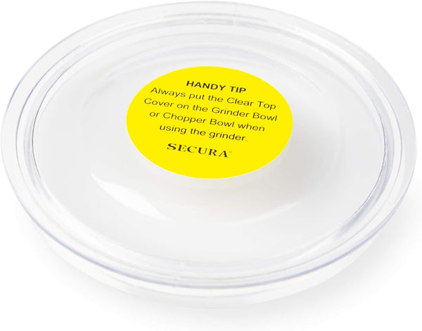 Replacement Clear Top Cover for Secura Coffee & Spice Grinder SP-7412 and SP-7446