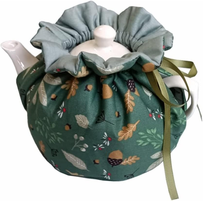Cotton Tea Cozy, Vintage Decorative Dust Proof Teapot Cover with Insulation Pad to Keep Tea Warm, Kitchen Home Decro, for Mom, Wife, Friends