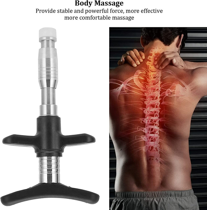 R Activator Tool,Chiropractic Adjustment Tool,Adjustment Massage Demanual Spinal Massager Single Head Spine Correction Spine Adjustment Massage Device