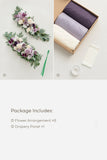 Flower Arrangements for Arch Decor in Lilac & Gold