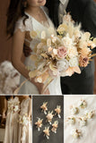Pre-Arranged Bridal Flower Package in White & Beige