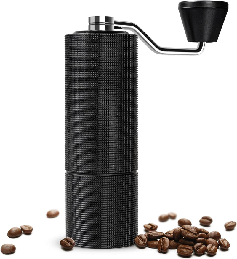 TIMEMORE Chestnut C3 MAX Manual Coffee Grinder, Stainless Steel Conical Burr, Hand Coffee Grinder with Internal Adjustable Setting, for Pour Over Drip Coffee French Press, Black